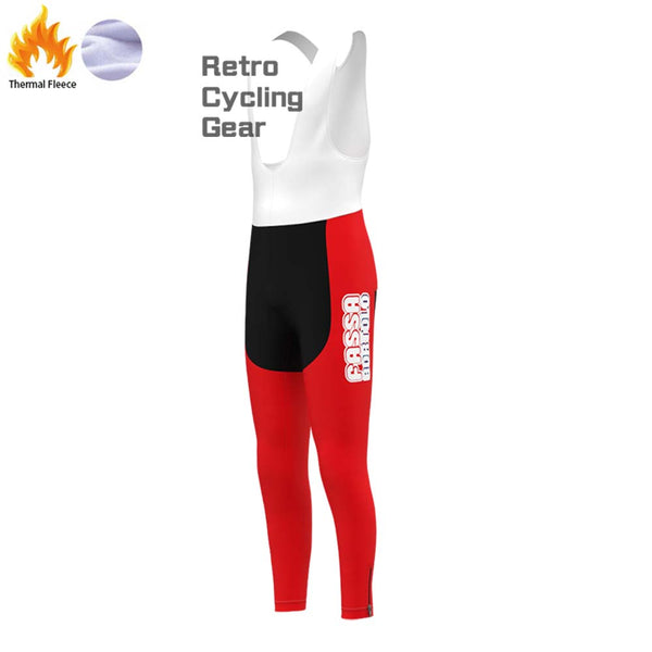 FASSA BORTOLO Fleece Retro Cycling Bib Pants