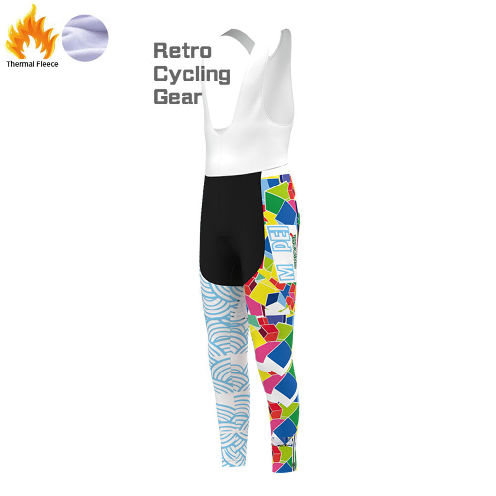 2000 MAP Fleece Retro Cycling Bib Pants