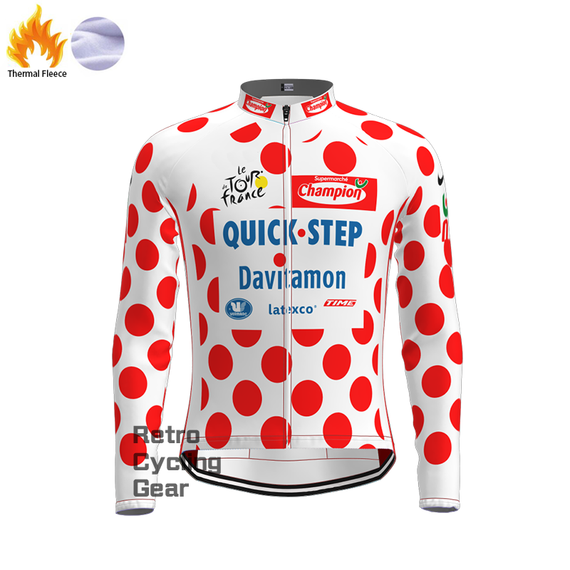 QUICK STEP Fleece Retro Long Cycling Kits