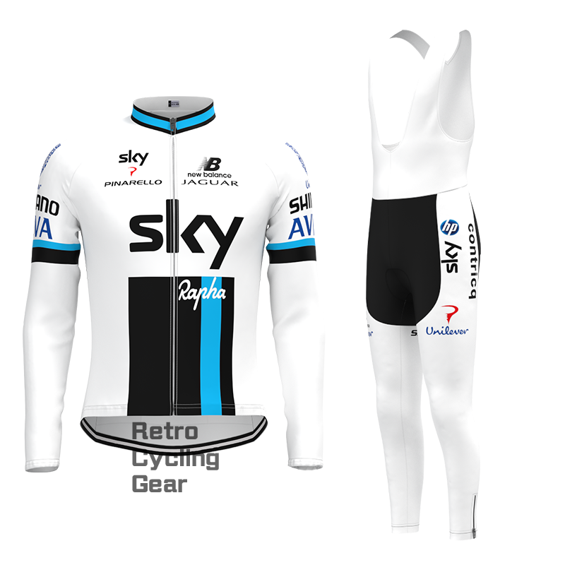 white sky Retro Short Sleeve Cycling Kits