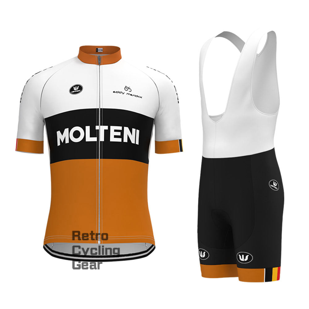 Italy MOLTENI Retro Short Sleeve Cycling Kits