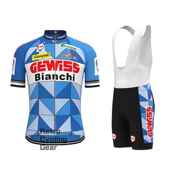 1988 Bianchi Retro Short Sleeve Cycling Kits