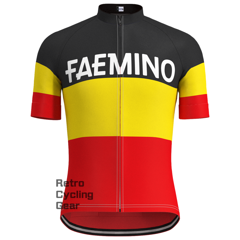 FAEMINO Retro Long Sleeve Cycling Kit