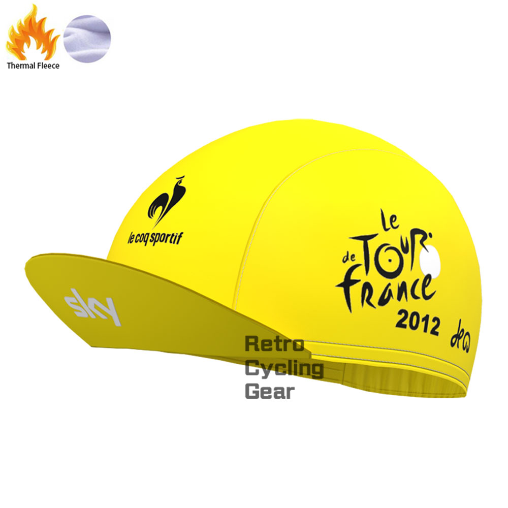 2012 yellow sky Retro Cycling Cap