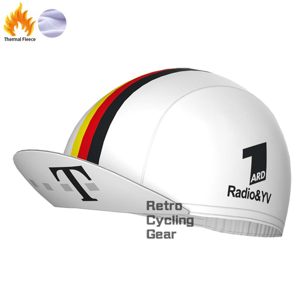 T white Retro Cycling Cap