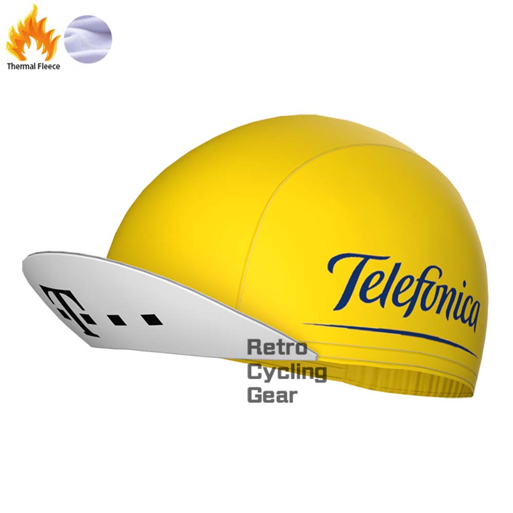 T yellow Retro Cycling Cap