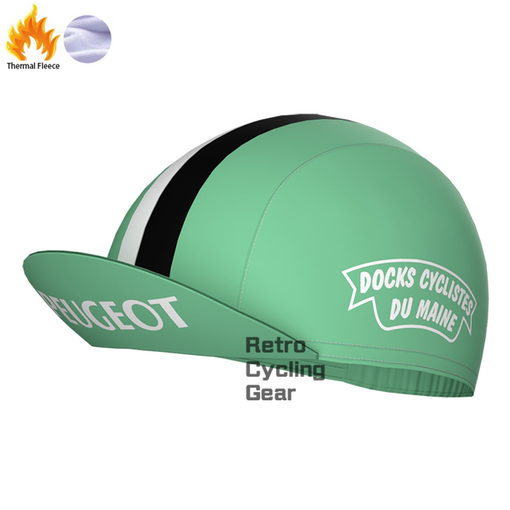 Green PEUGEOT Retro Cycling Cap