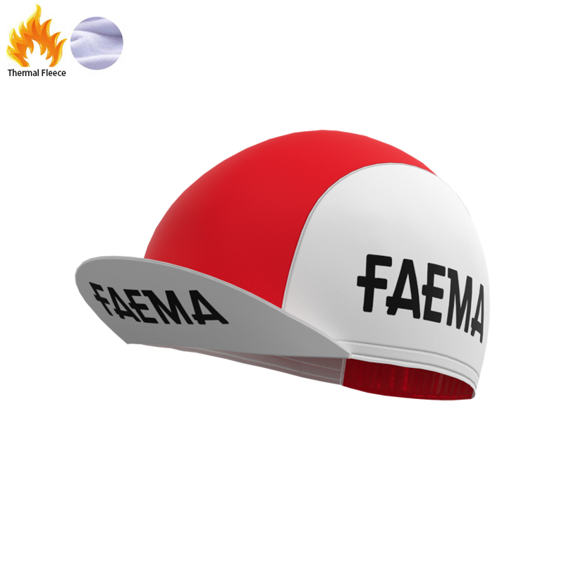 FAEMA White Fleece Retro Cycling Kits