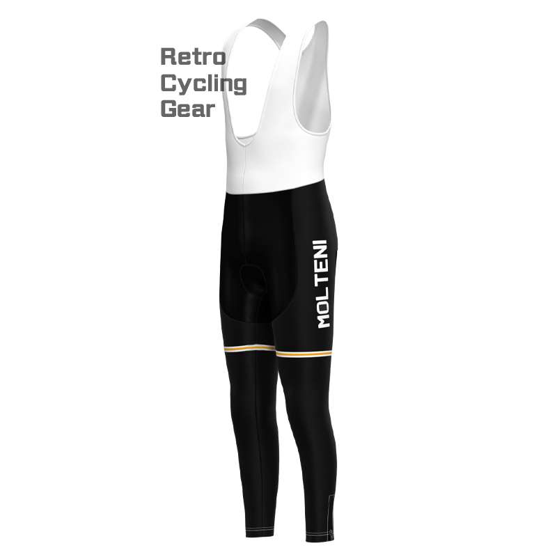 MOLTENI Black Retro Short Sleeve Cycling Kit