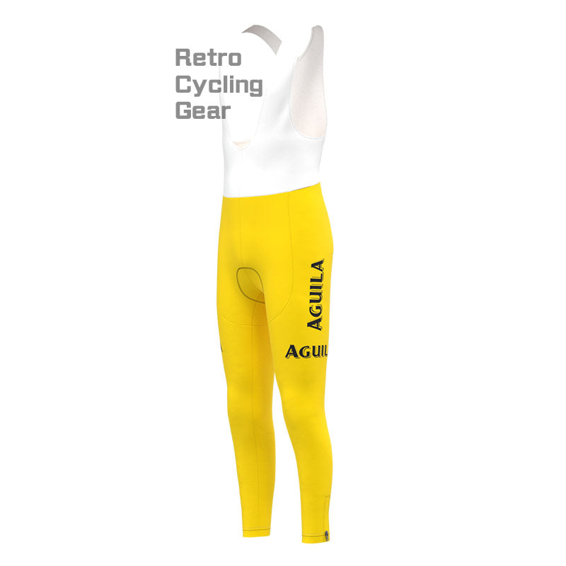 ONCE Yellow Retro Long Sleeve Cycling Kits