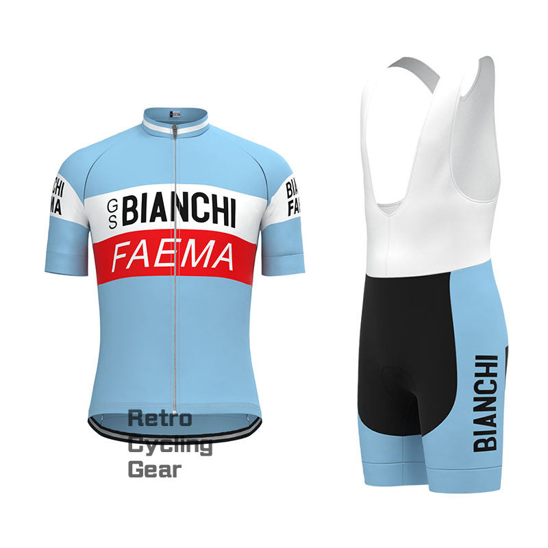 BIANCHI Retro Long Sleeve Cycling Kit