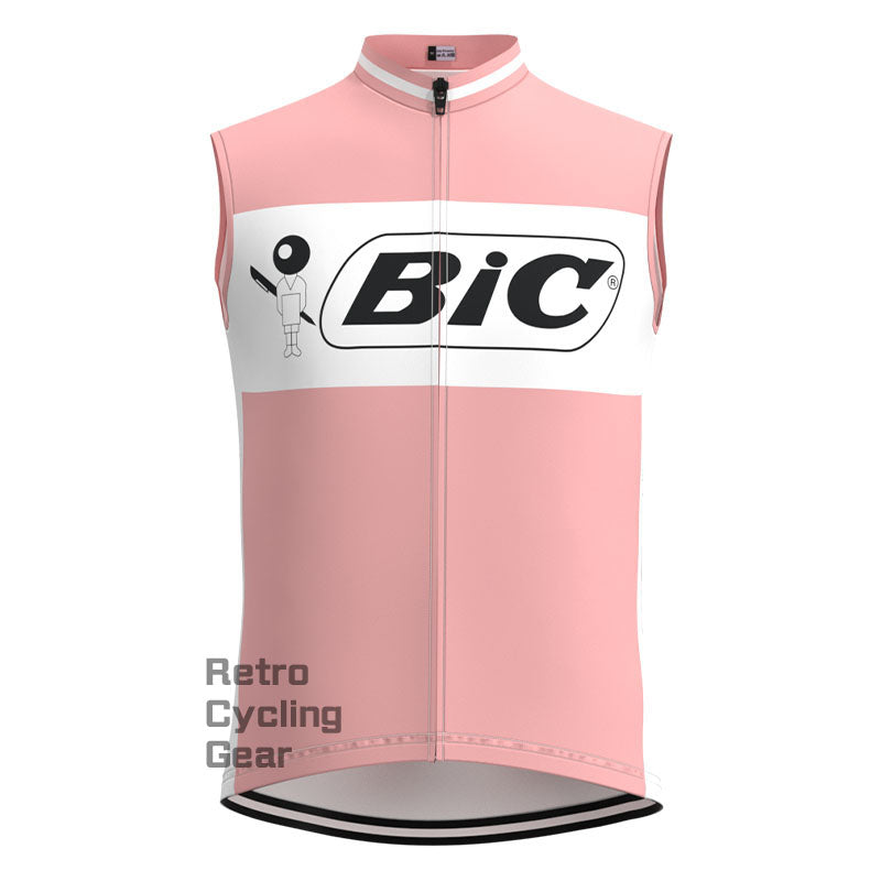 BIC Pink Retro Long Sleeve Cycling Kit