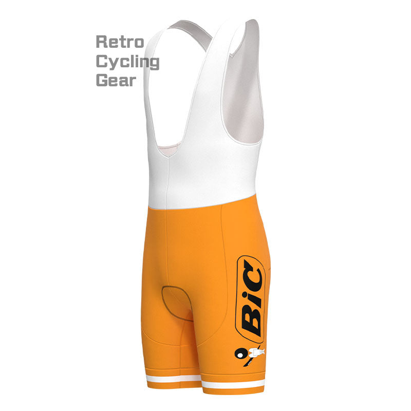 BIC Orange Retro Langarm-Fahrradset