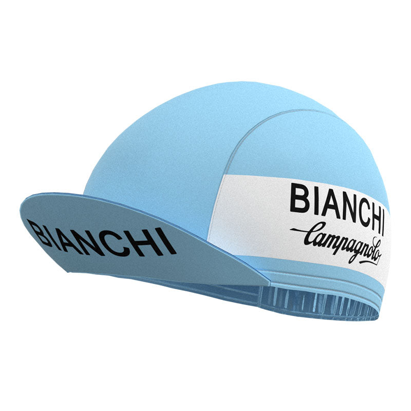 Bianchi Blue Retro Langarm-Fahrradset