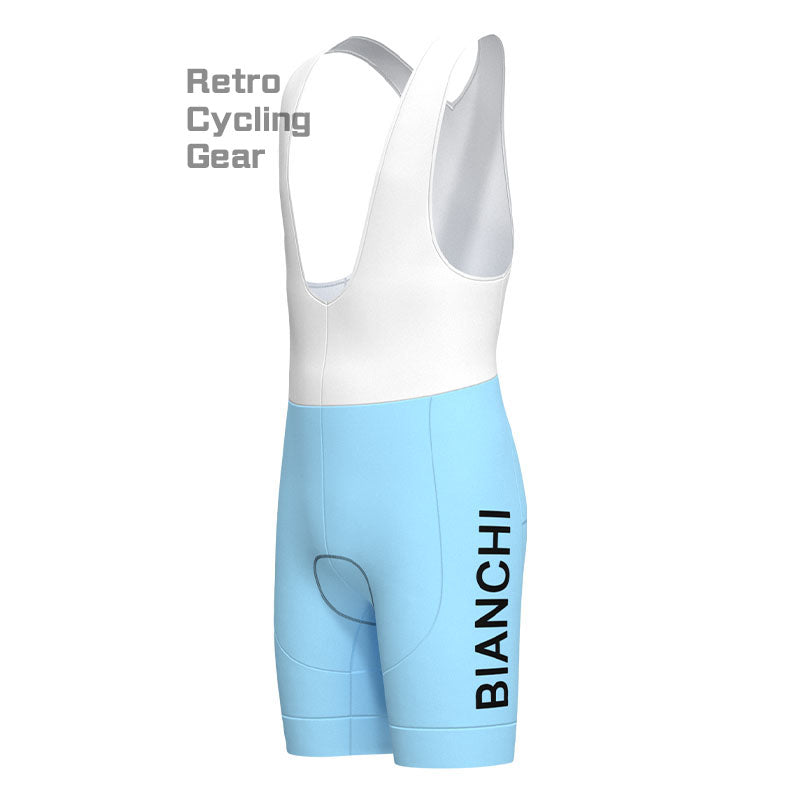 Bianchi Blue Retro Langarm-Fahrradset