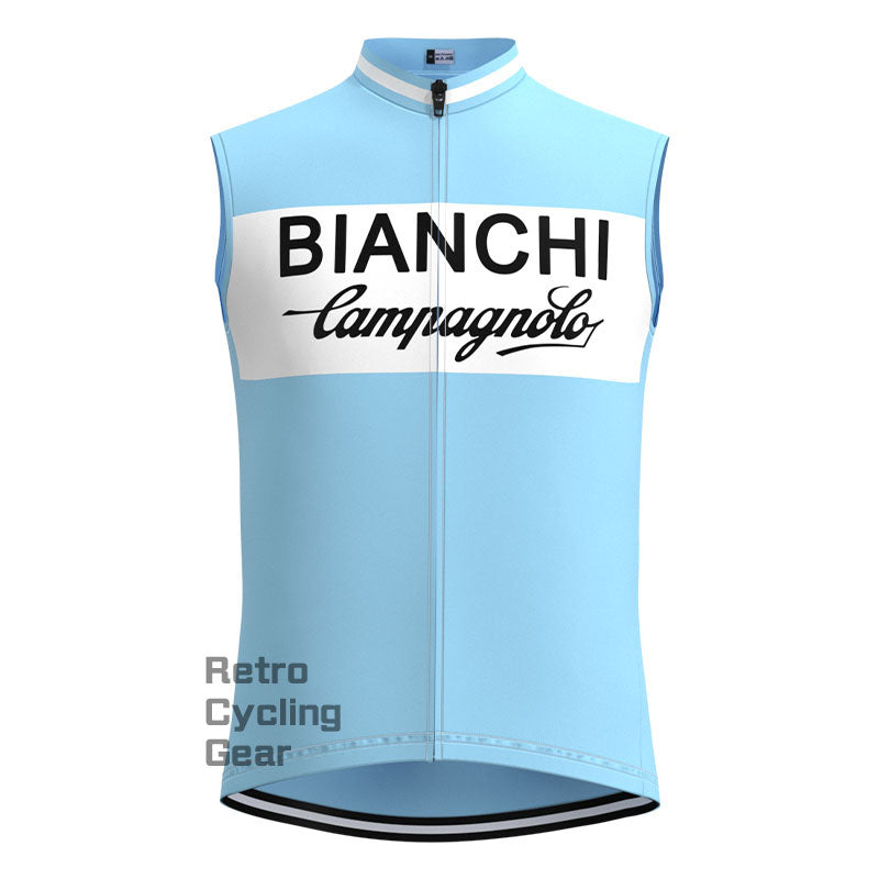 Bianchi Blue Retro Langarm-Fahrradset