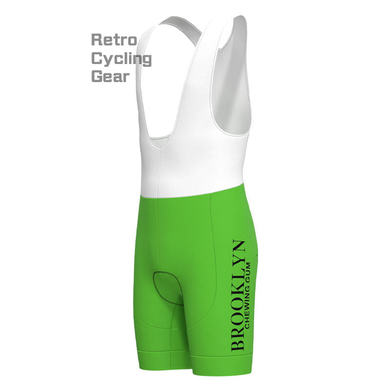 Brooklyn Green Retro Langarm-Radsport-Set