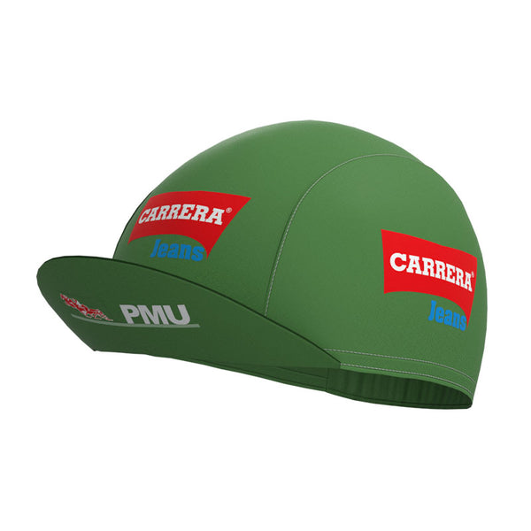 Carrera Green Retro Cycling Cap