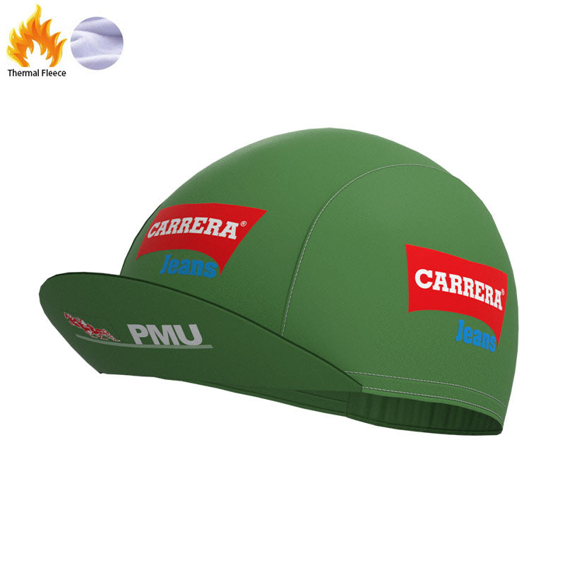 Carrera Green Retro Cycling Cap