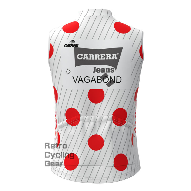 Carrera Red Dot Fleece Retro Cycling Vest