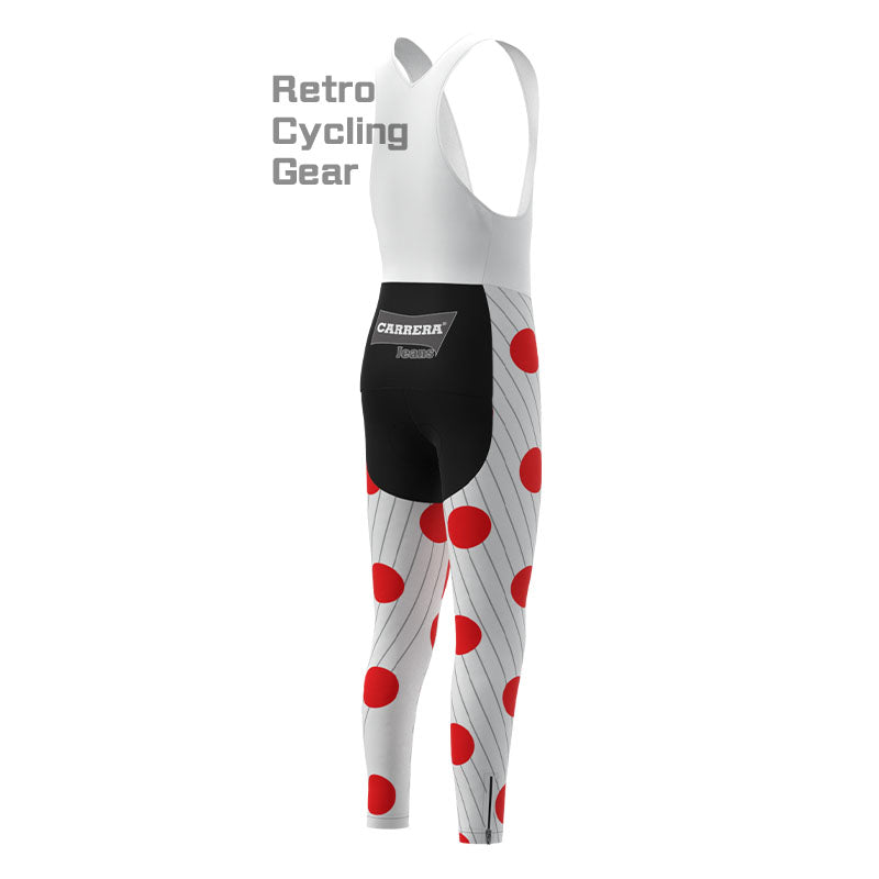 Carrera Red Dot Fleece Retro Long Cycling Kits