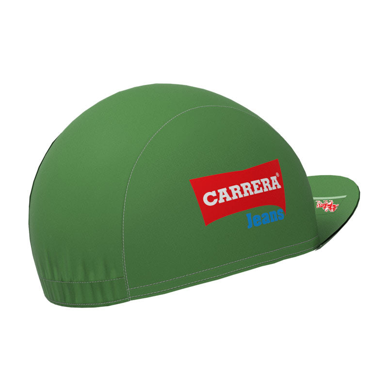 Carrera Green Retro Cycling Cap