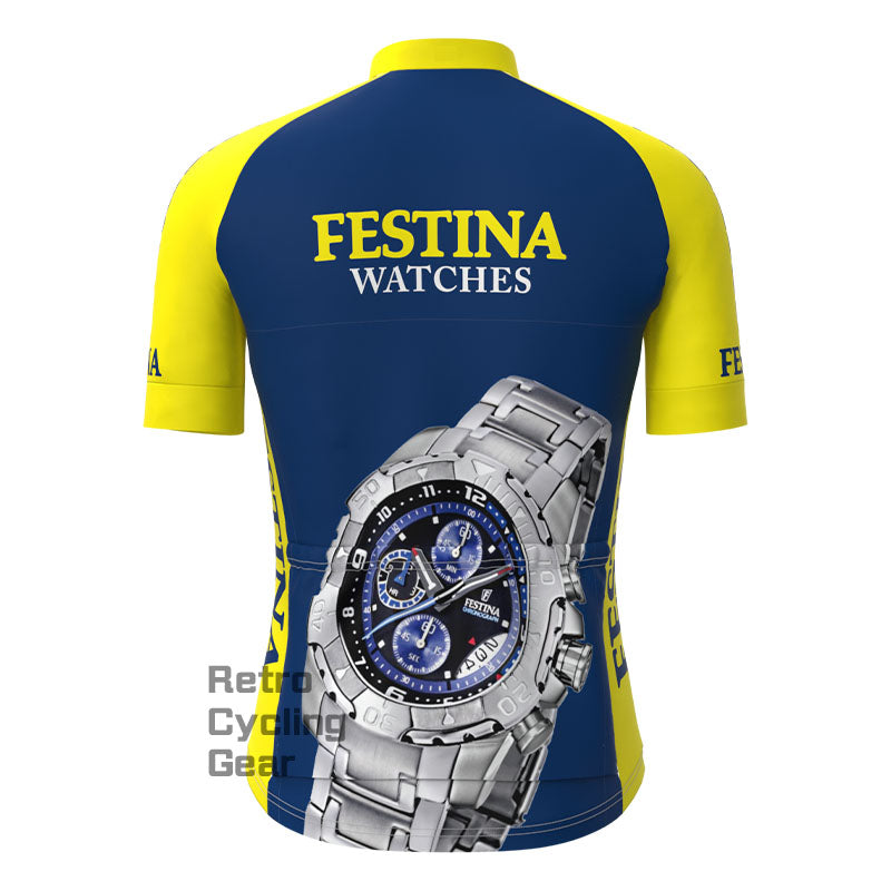 90s FESTINA Retro Short Sleeve Cycling Kits