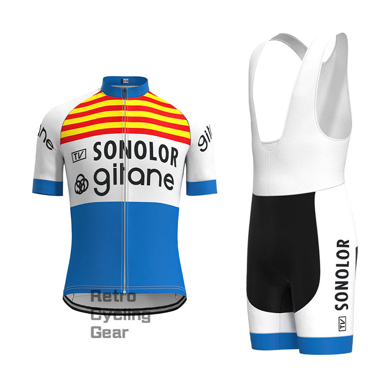 Gllane Retro Long Sleeve Cycling Kit