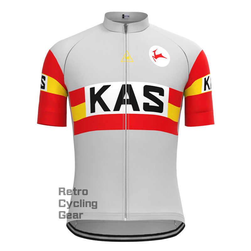 KAS Grey Retro Long Sleeve Cycling Kit