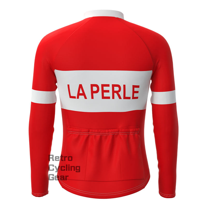 LA PERLE Fleece Retro Long Sleeves Jerseys