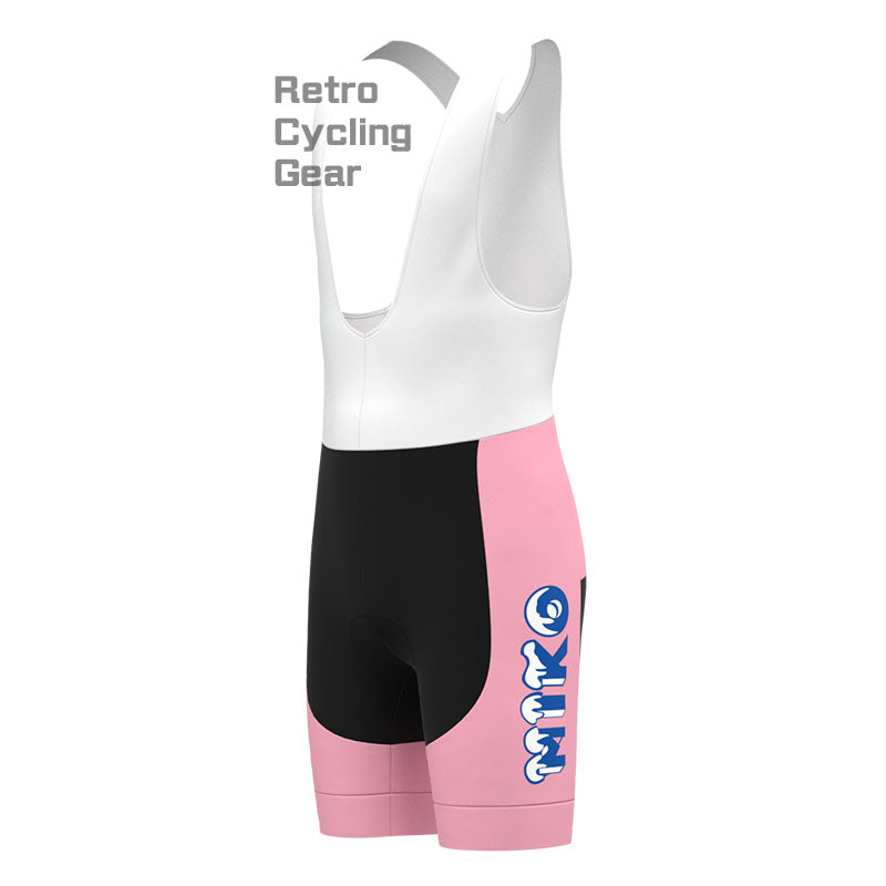 MIKO Pink Retro Langarm-Fahrradset