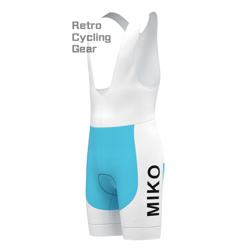 MIKO Blue Retro Langarm-Fahrradset