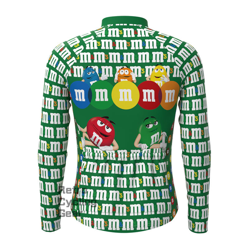 M&M Green Fleece Long Sleeve Jersey