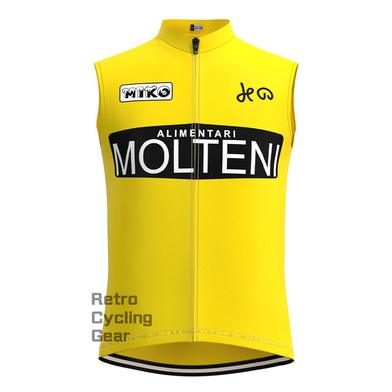 Molteni Yellow Retro Long Sleeve Cycling Kit