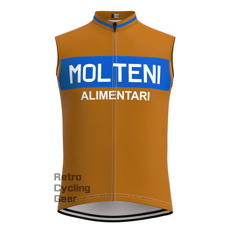 Molteni Brown Retro Langarm-Fahrradset