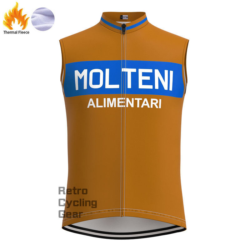 Molteni Brown Fleece Retro Cycling Kits