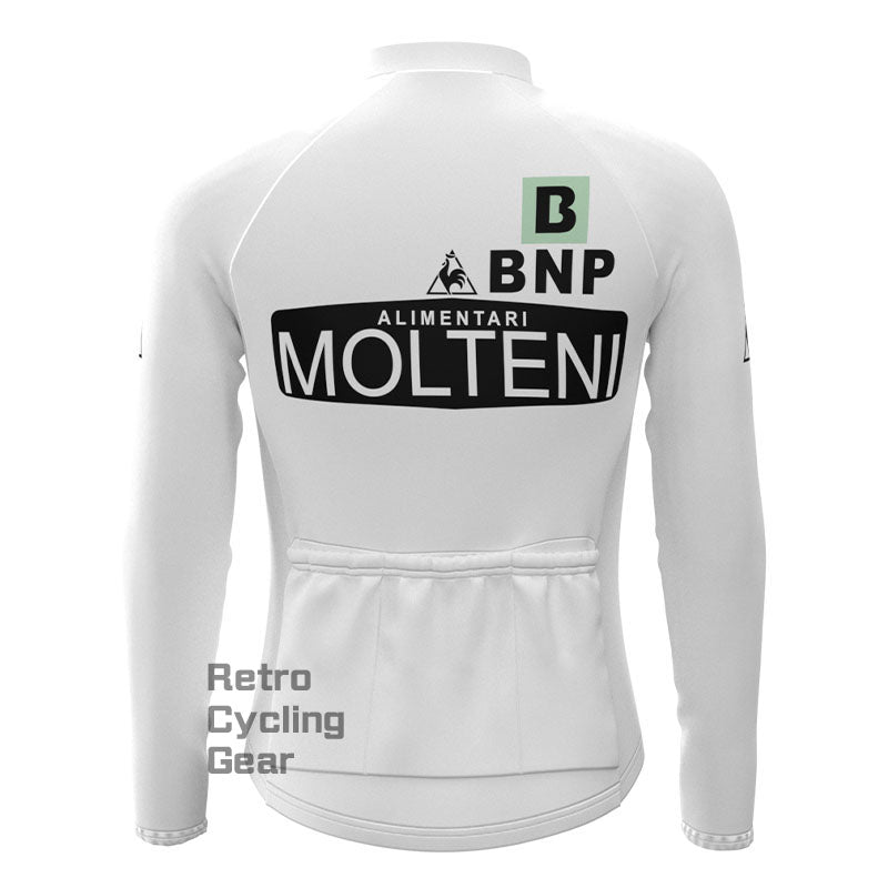 Molteni White Retro Short Sleeve Cycling Kit