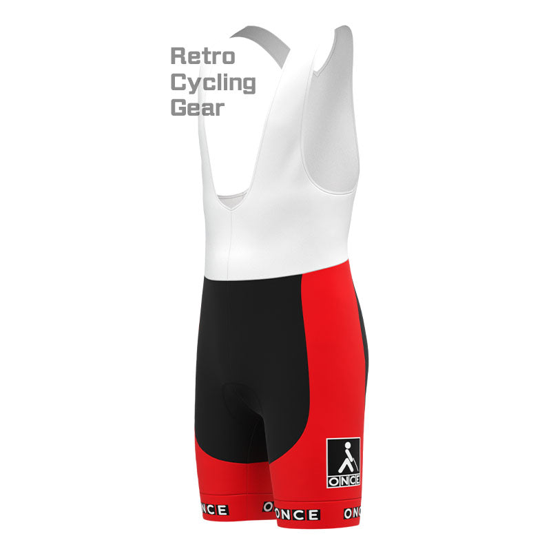 ONCE Red Retro Long Sleeve Cycling Kit