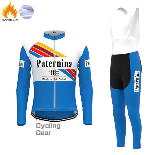 Paternina Fleece Retro Long Cycling Kits