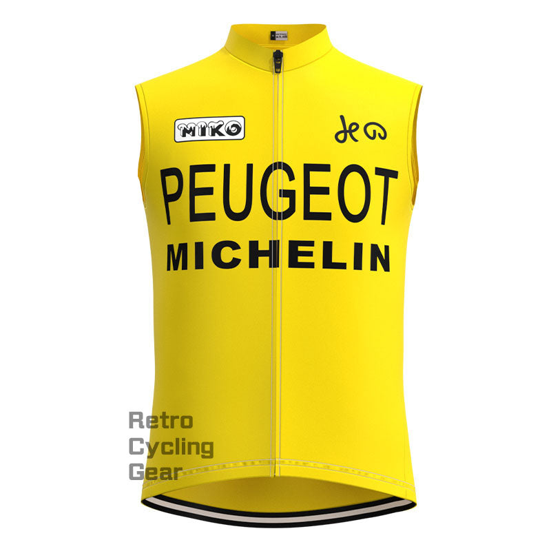 Peugeot Yellow Retro Long Sleeve Cycling Kit