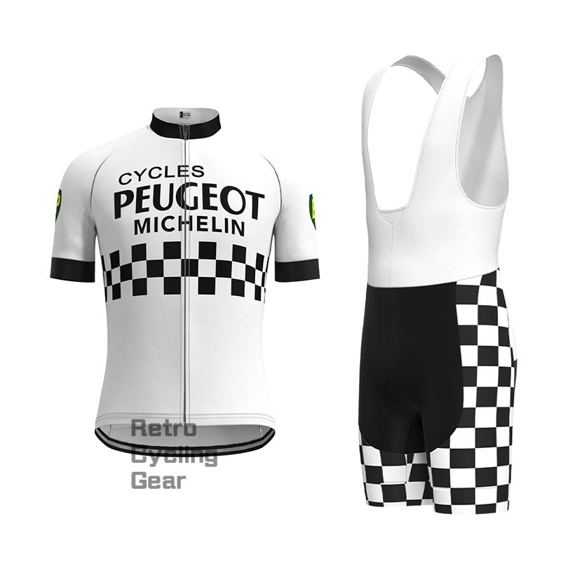 Peugeot Black-Dot Retro Long Sleeve Cycling Kit