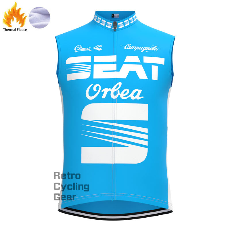 SEAT Blue Fleece Retro Cycling Kits