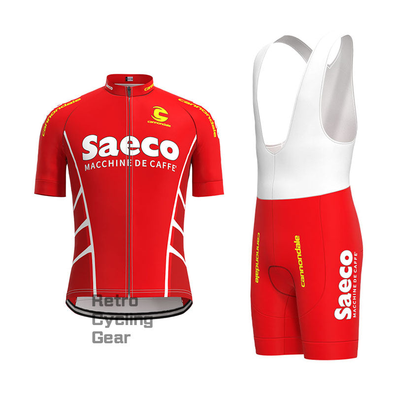 Saeco Retro Long Sleeve Cycling Kit
