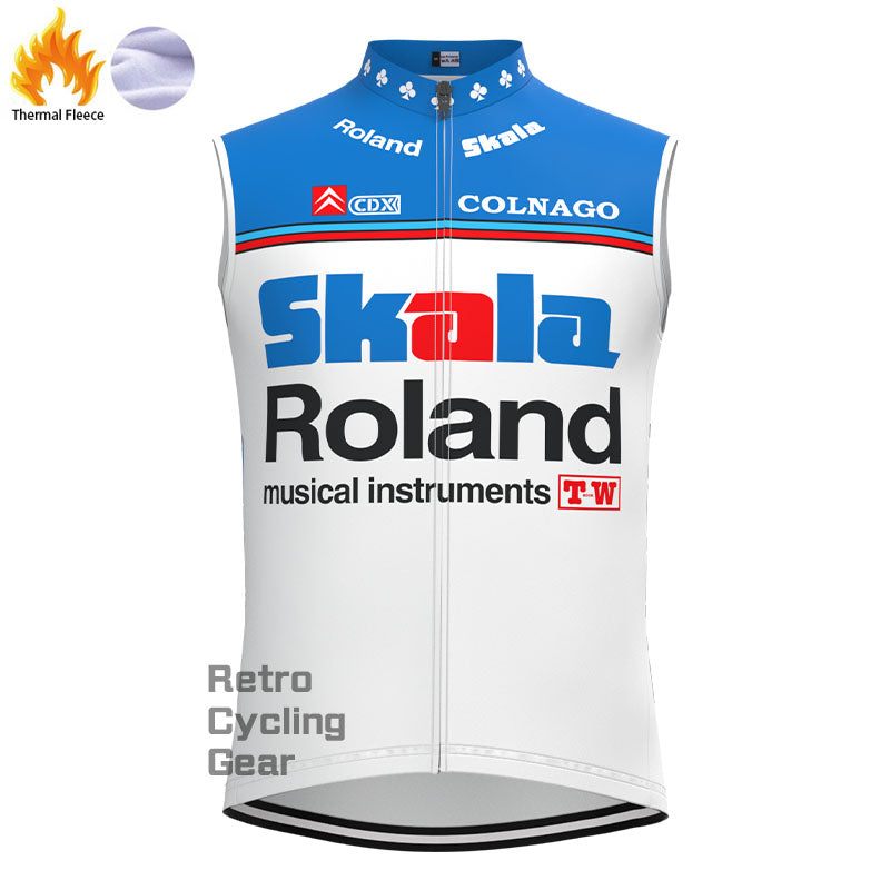 Skala Blue Fleece Retro Cycling Kits