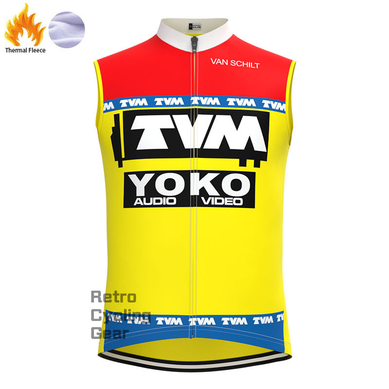 TVM Fleece Retro Cycling Vest