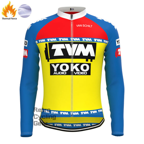 TVM Fleece Retro Long Sleeves Jerseys