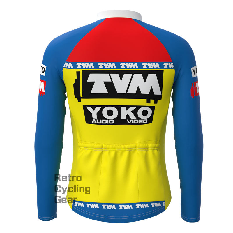 TVM Fleece Retro Long Sleeves Jerseys