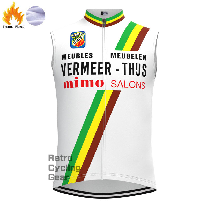 VER Stripe Fleece Retro Cycling Kits