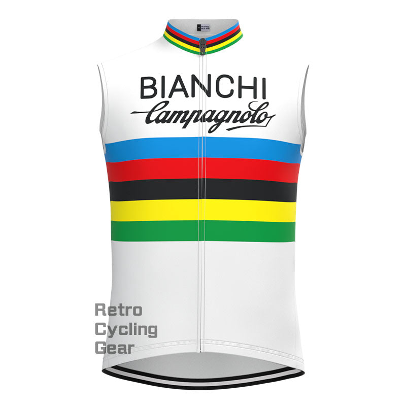 Bianchi Stripe Retro Kurzarm-Fahrradset