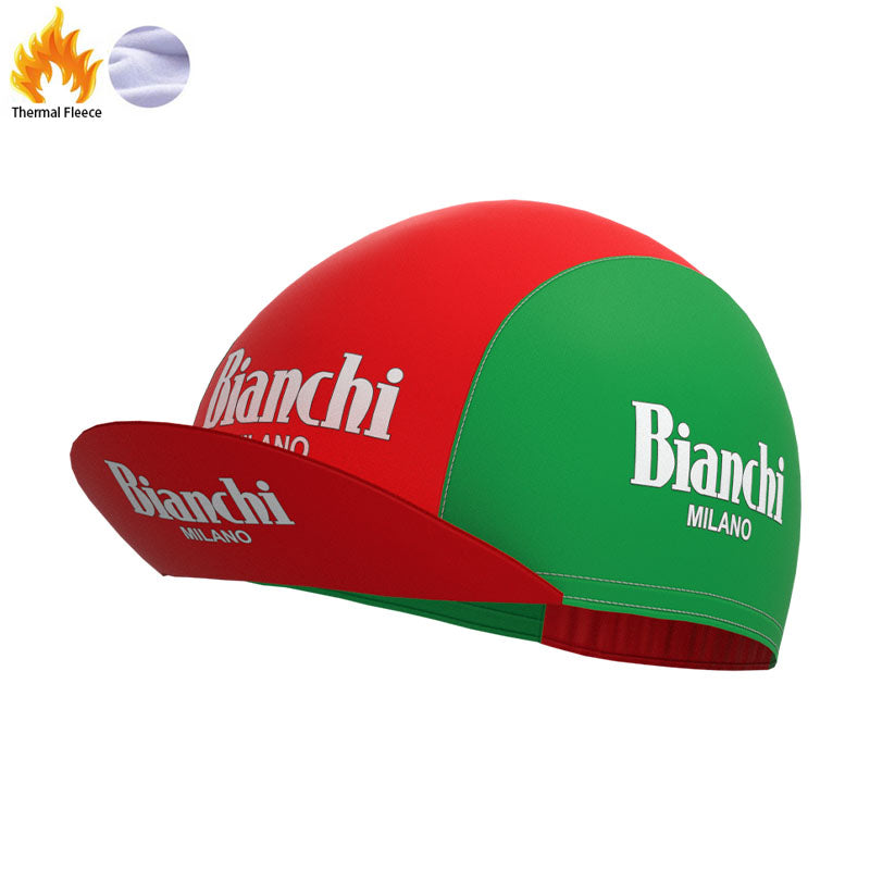 Bianchi Green red Fleece Retro Cycling Kits